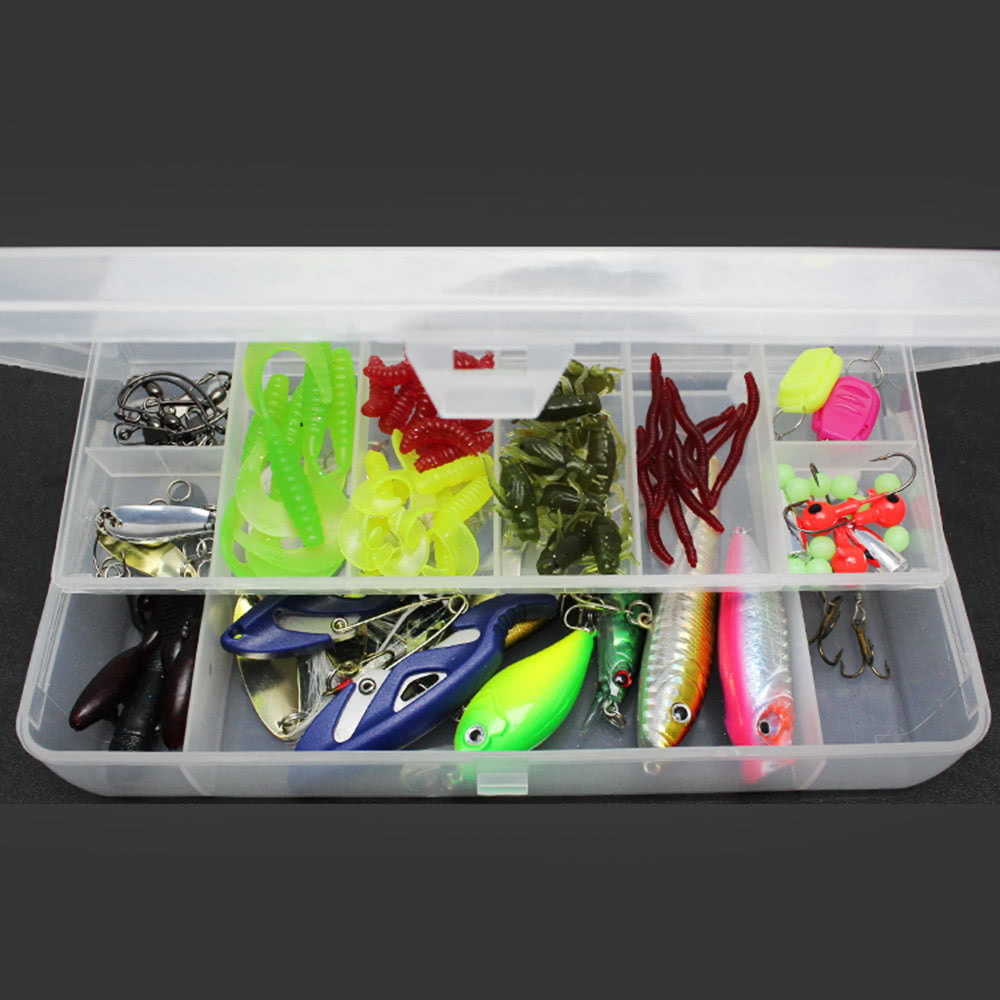 101-Piece Fishing Lure Kit with Storage Box