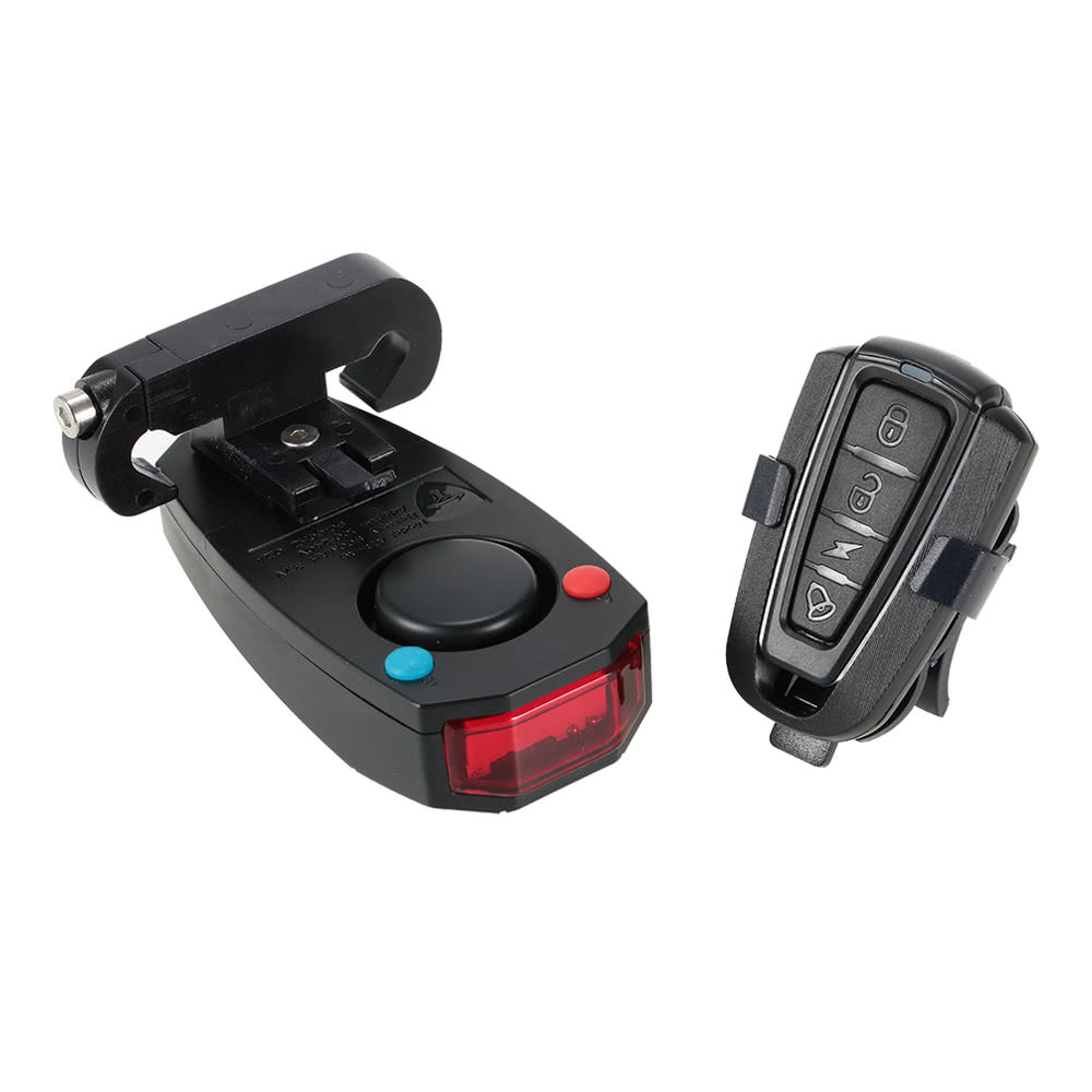 Intelligent Anti-Theft Bike Taillight: LED Alarm & Strobe with Wireless Remote, USB Rechargeable Electric Bell for MTB Cycling