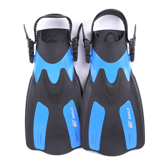 WHALE Adjustable Heel Adult Swim Fins for Snorkeling and Water Sports