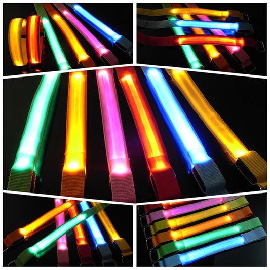 Adjustable LED Reflective Waist Belt for Running, Hiking & Cycling