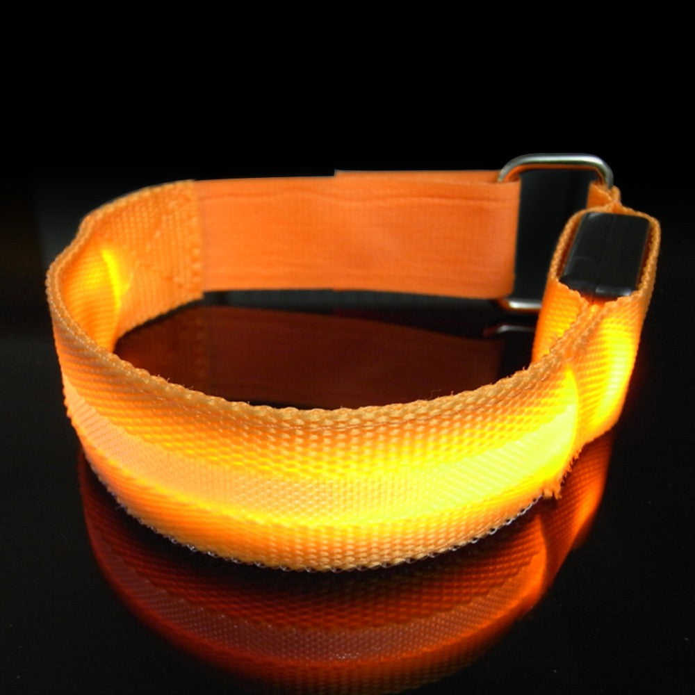 Adjustable LED Reflective Waist Belt for Running, Hiking & Cycling