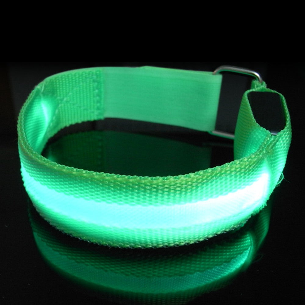 Adjustable LED Reflective Waist Belt for Running, Hiking & Cycling