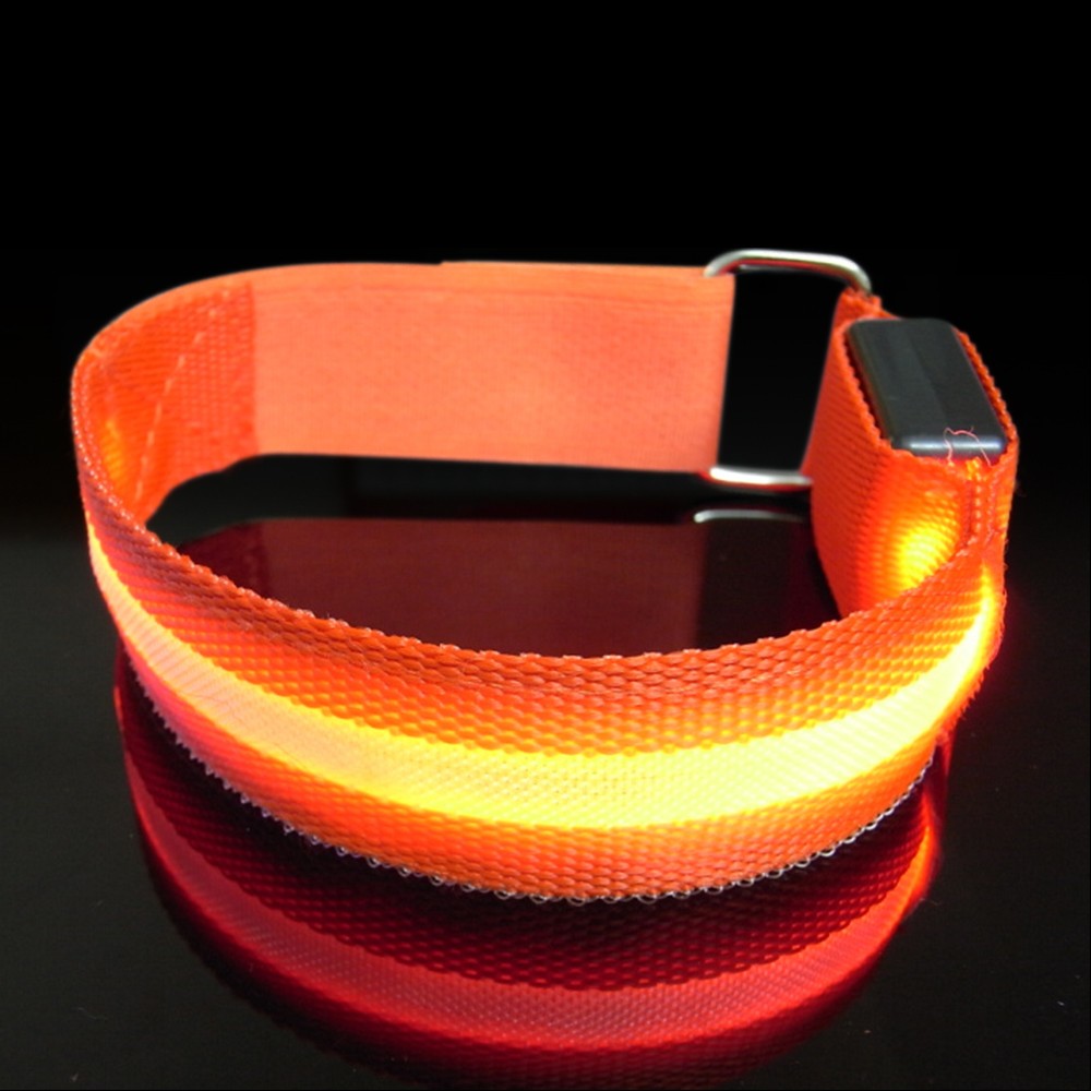 Adjustable LED Reflective Waist Belt for Running, Hiking & Cycling
