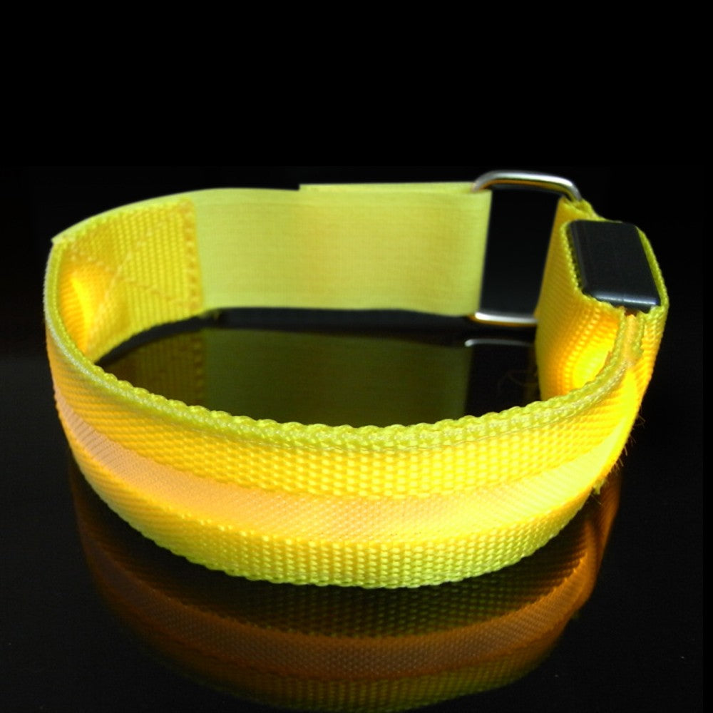 Adjustable LED Reflective Waist Belt for Running, Hiking & Cycling