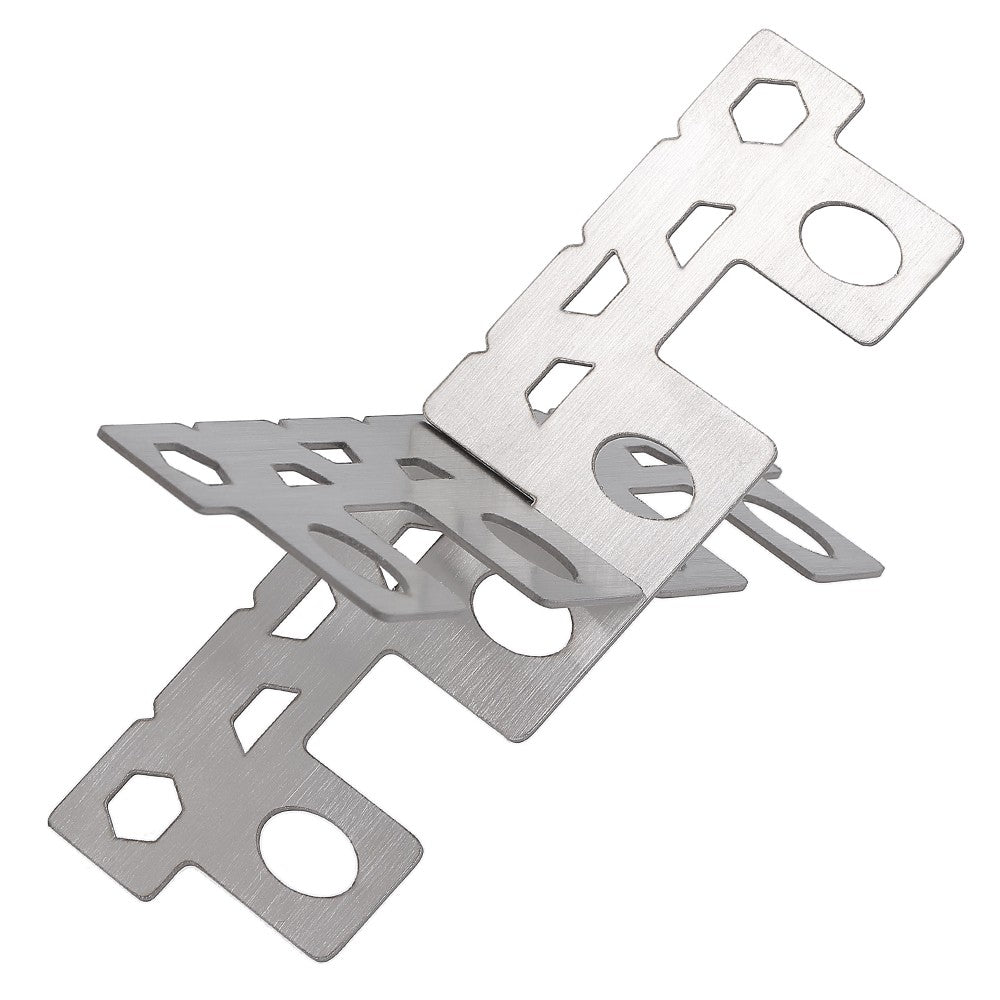 Outdoor Camping Stainless Steel Alcohol Stove Cross Stand Rack