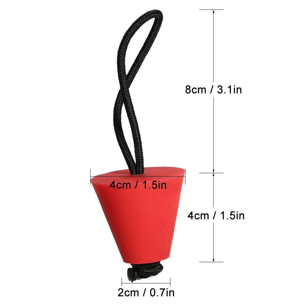 Universal Kayak & Canoe Scupper Plug Kit - 4PCS Drain Hole Stoppers