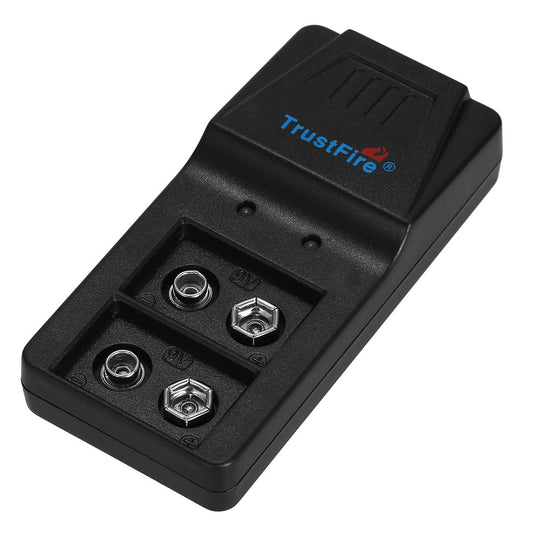 Micro USB Charger for 9V Rechargeable Lithium Batteries