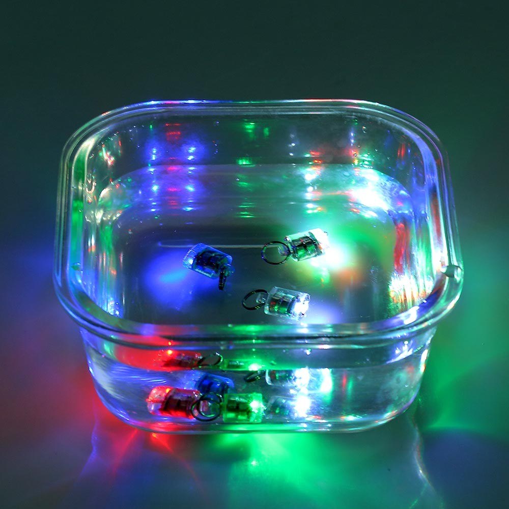 5PCS LED Underwater Deep Drop Squid Strobe Fishing Lure Lights