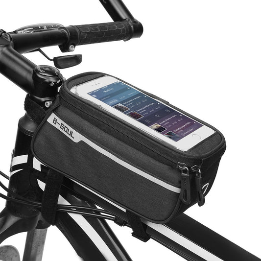 MTB Top Tube Bike Phone Bag for 6 Screens with Headphone Port