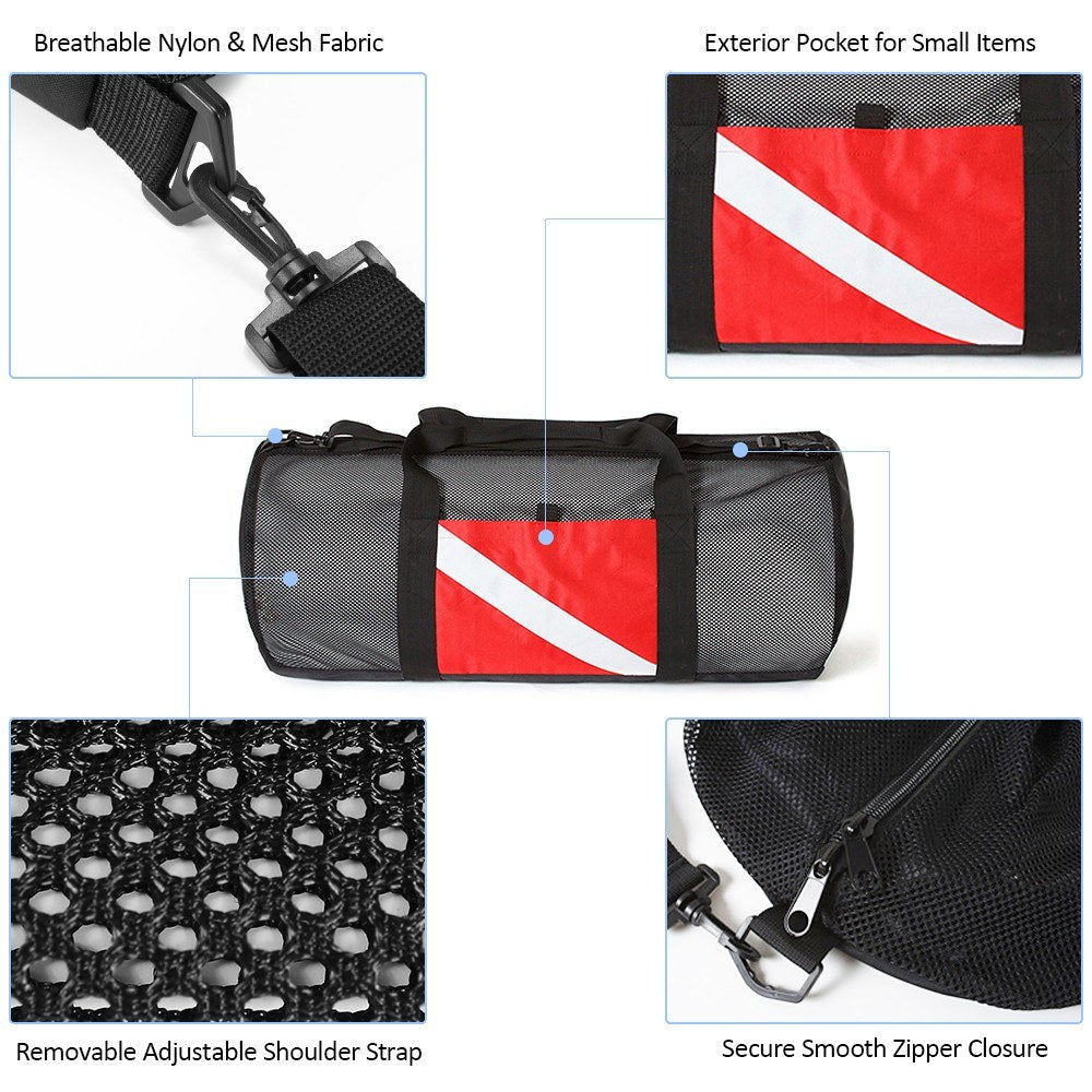 Breathable Mesh Sports Duffel Bag