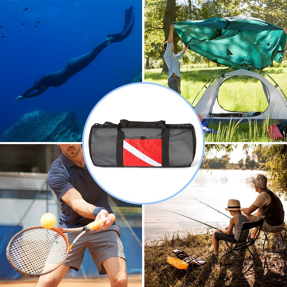 Breathable Mesh Sports Duffel Bag