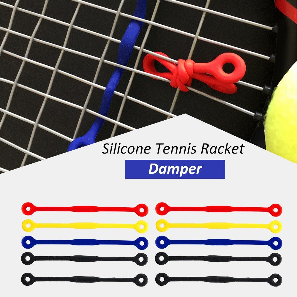 10-Pack Silicone Tennis Dampeners