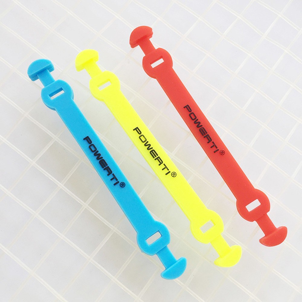 10-Pack Elastic Silicone Tennis Racket Dampener Straps