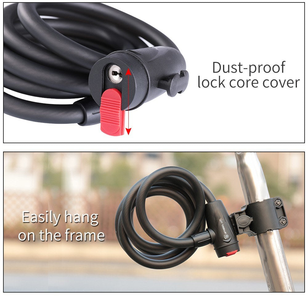 Heavy Duty Anti-Theft Security Cable Lock - Versatile
