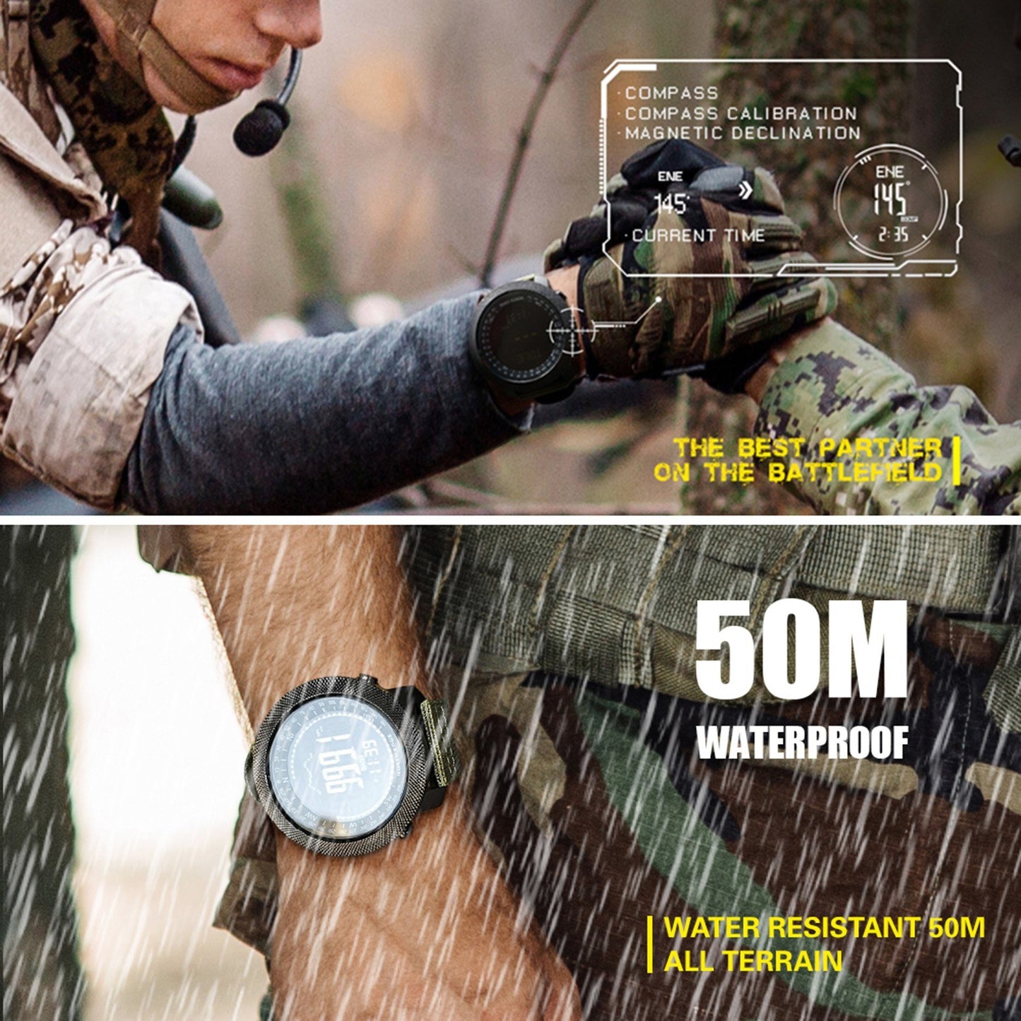 North Edge Mens LED Digital Sports Watch