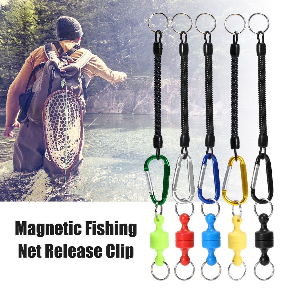 Magnetic Quick-Release Clip for Fishing Nets