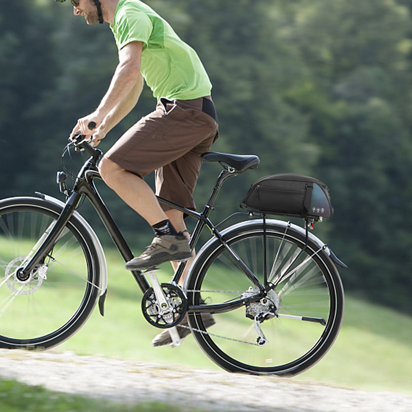 Waterproof Cycling Bag - Rear Rack, Backpack & Shoulder Bag