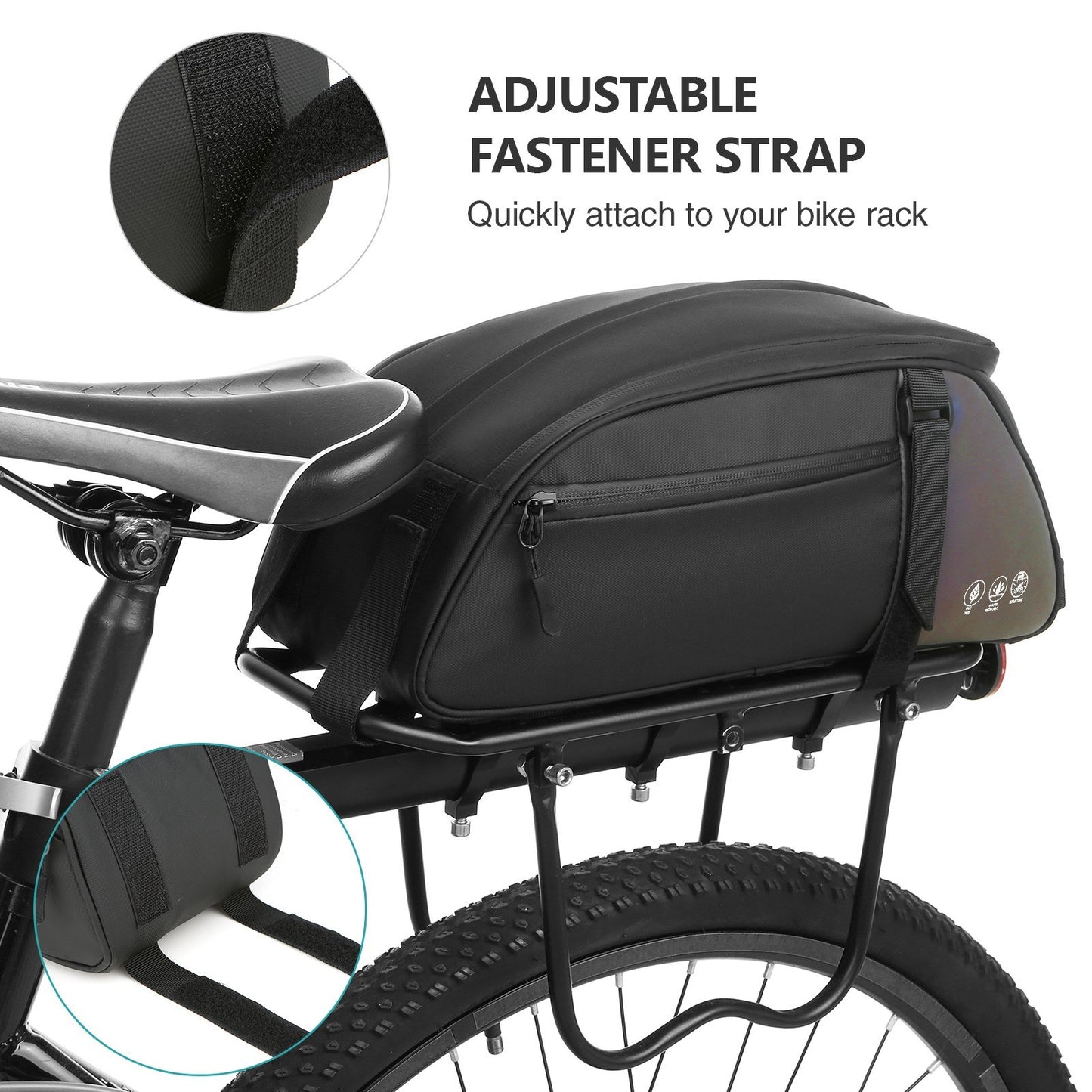 Waterproof Cycling Bag - Rear Rack, Backpack & Shoulder Bag
