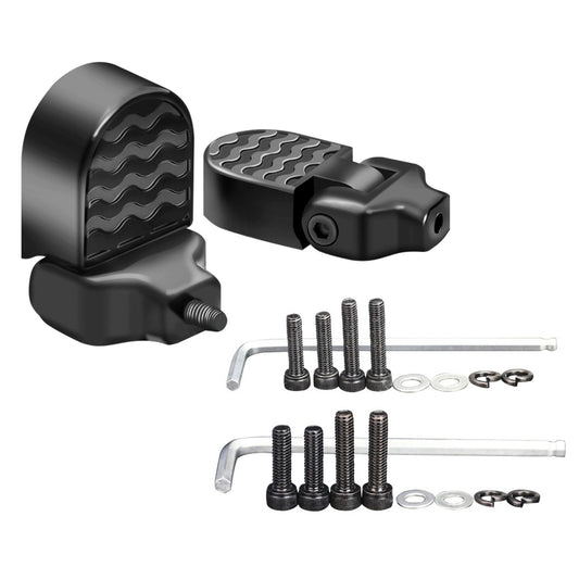 Bicycle Rear Footrest Pedals - Electric & Mountain Bike Footpegs (1 Pair)