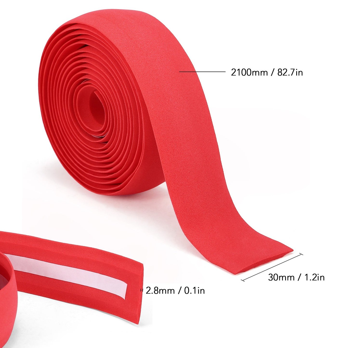 2pcs Non-Slip EVA Bicycle Handlebar Tape with Shockproof Design - Soft, Breathable Road Bike Cycling Wrap