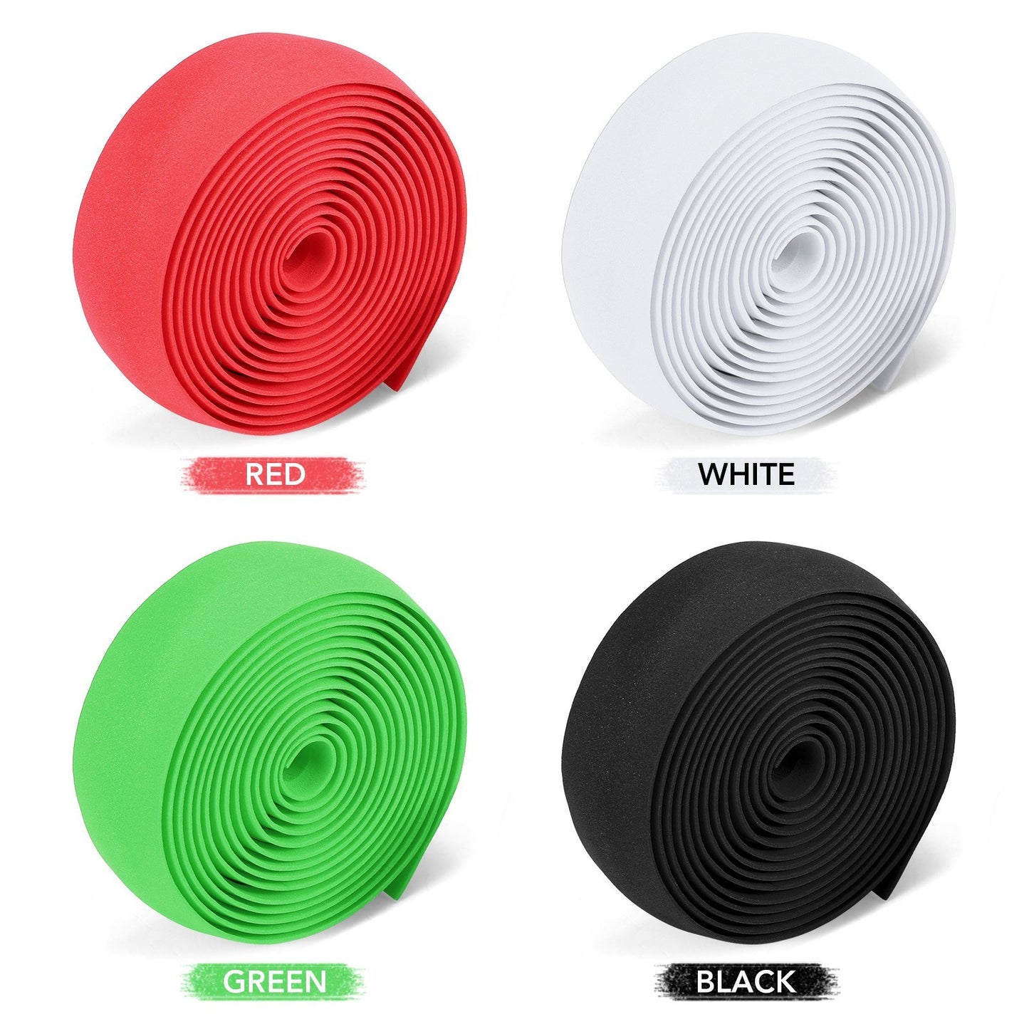 2pcs Non-Slip EVA Bicycle Handlebar Tape with Shockproof Design - Soft, Breathable Road Bike Cycling Wrap