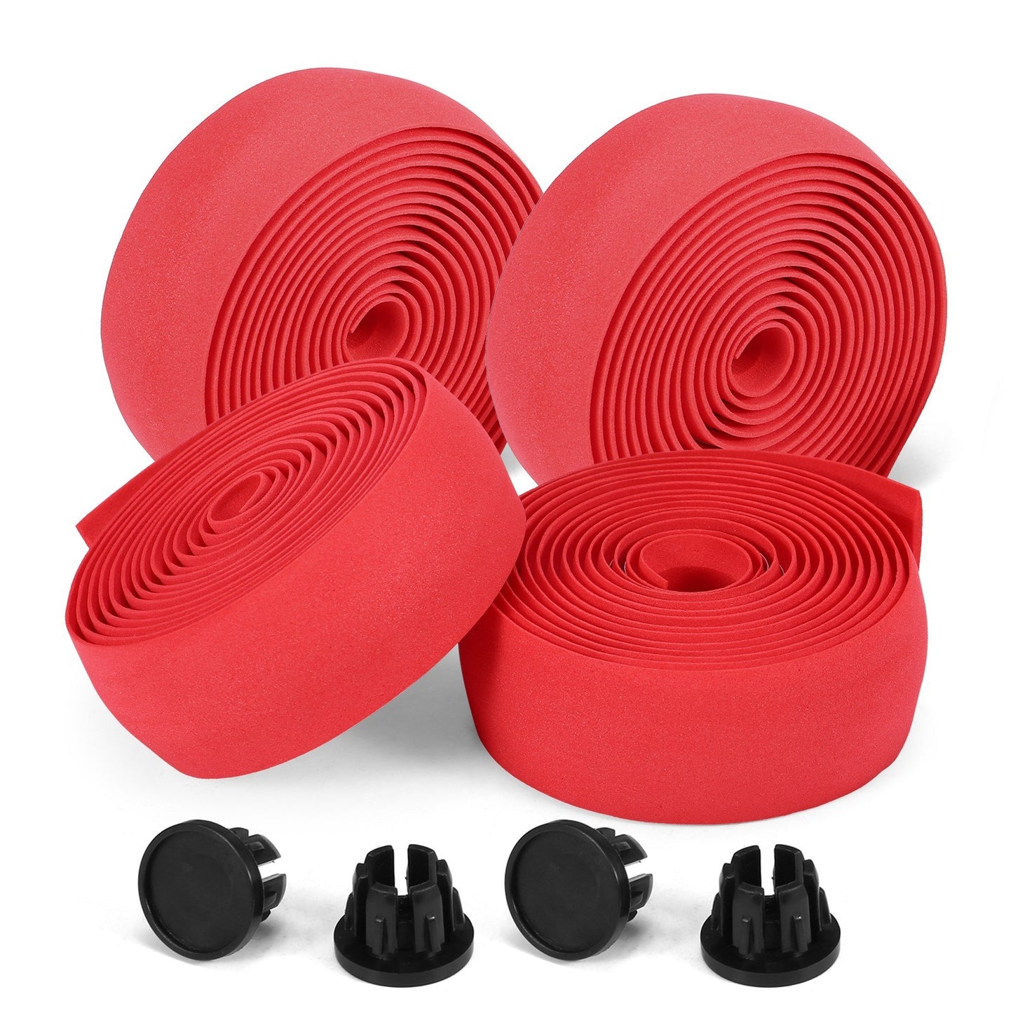 2pcs Non-Slip EVA Bicycle Handlebar Tape with Shockproof Design - Soft, Breathable Road Bike Cycling Wrap