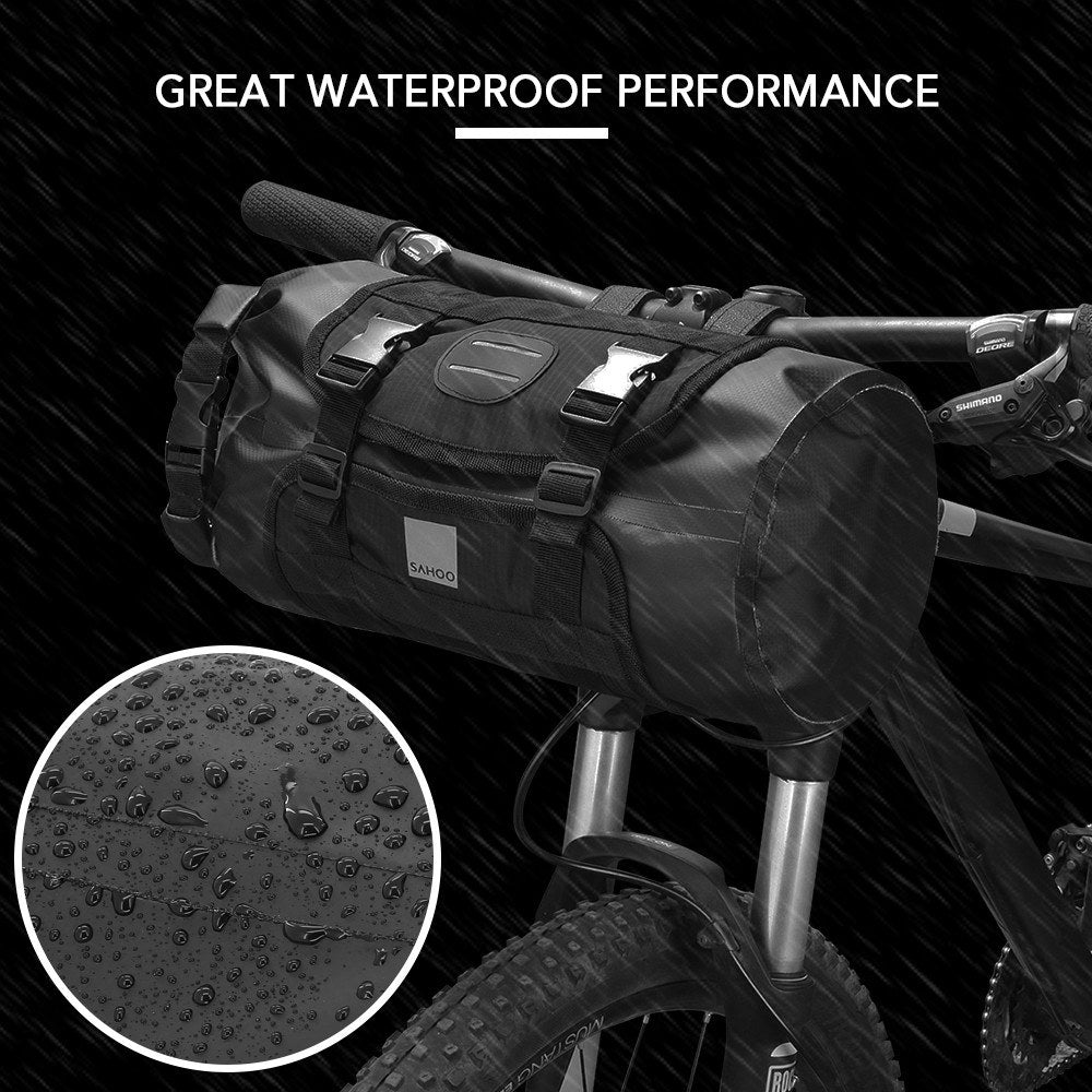 Large Capacity Waterproof Handlebar Bag for Road and Mountain Bikes