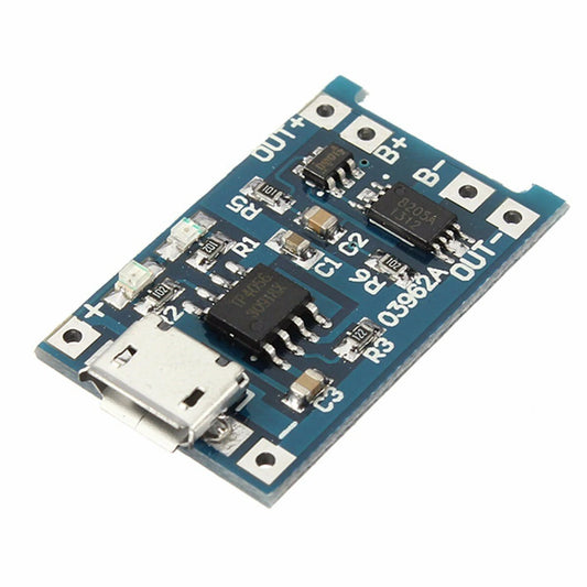 3-Pack USB Lithium Battery Charging & Protection Module Board