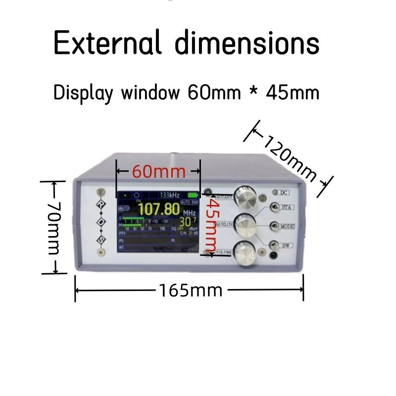 TEF6686 Desktop Radio: Pro-Grade Sensitivity, Full Band FM 65-108MHz, AM 144kHz-27MHz, ABS Material, Auto Channel Closure, High Coverage International Reception