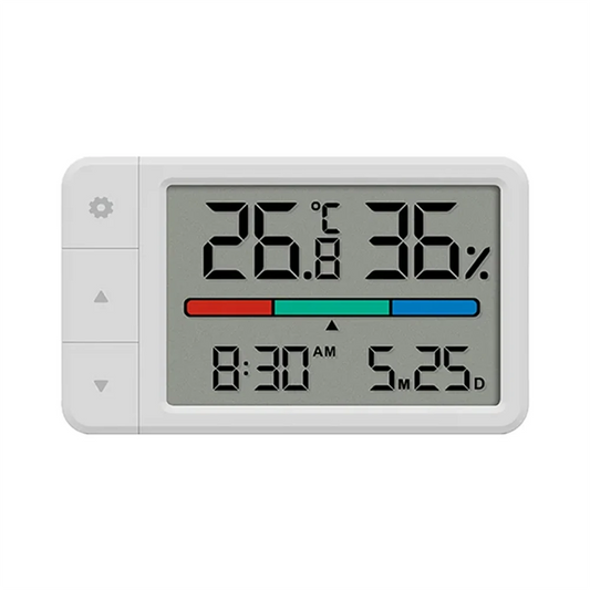 MMC MHO-C306 Compact Mini Temperature & Humidity Sensor - High Precision Indoor Hygrometer Thermometer, Energy Efficient for All Environments