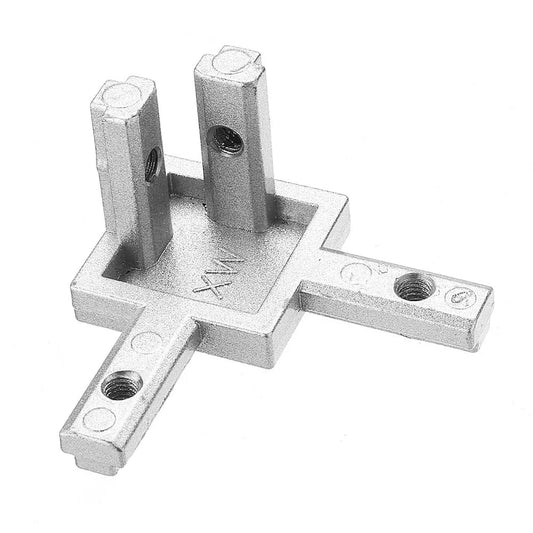 3-Way Inside Corner Connector 90° T-Slot Bracket for 3030 Aluminum Extrusions