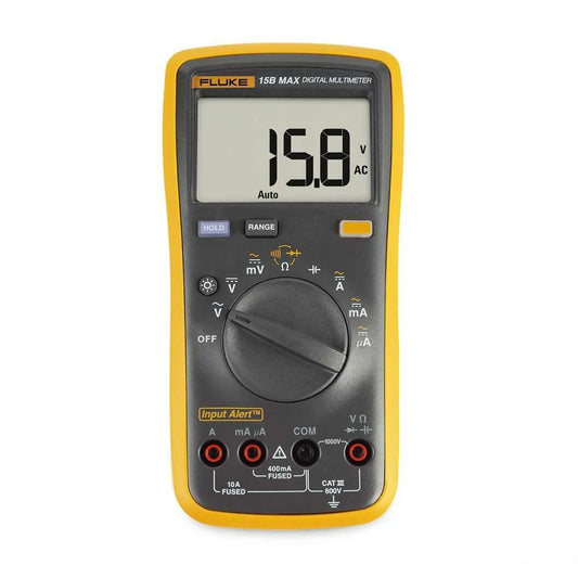 FLK-15B MAX-01 High Precision Digital Multimeter, 4000 Counts AC/DC Voltage Auto Portable Multifunction