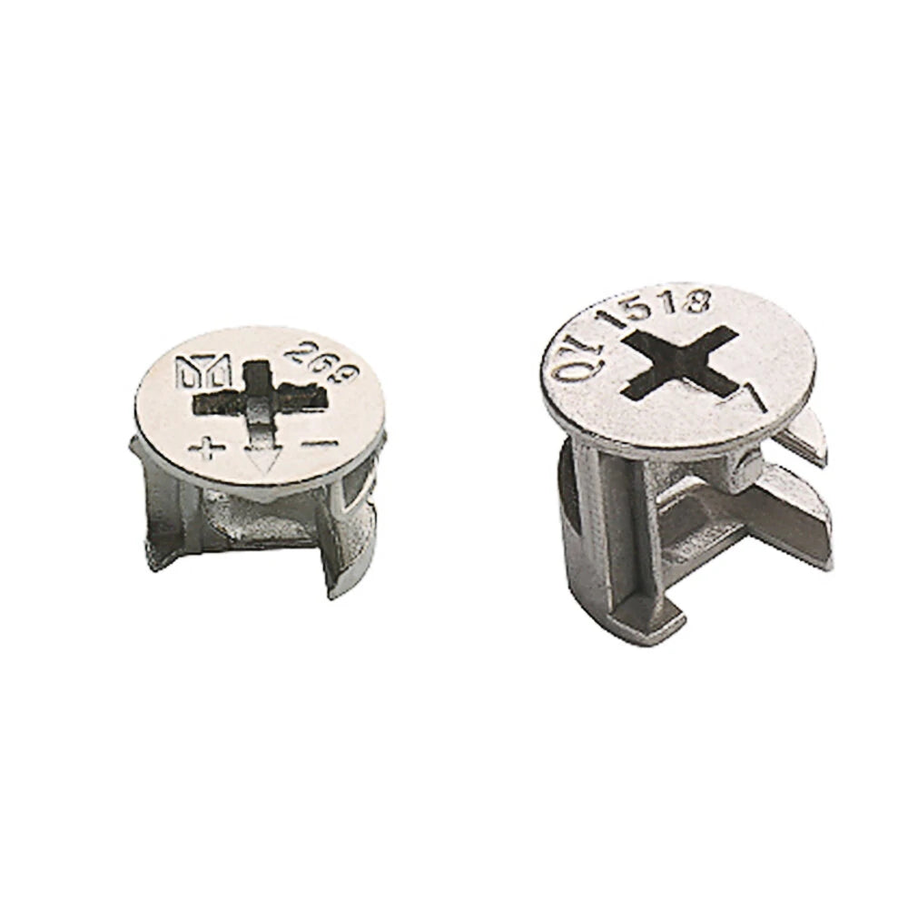 20PCS Three-in-One Woodworking Connectors for 15-21mm Boards: Locking & Fastening Punch Tools