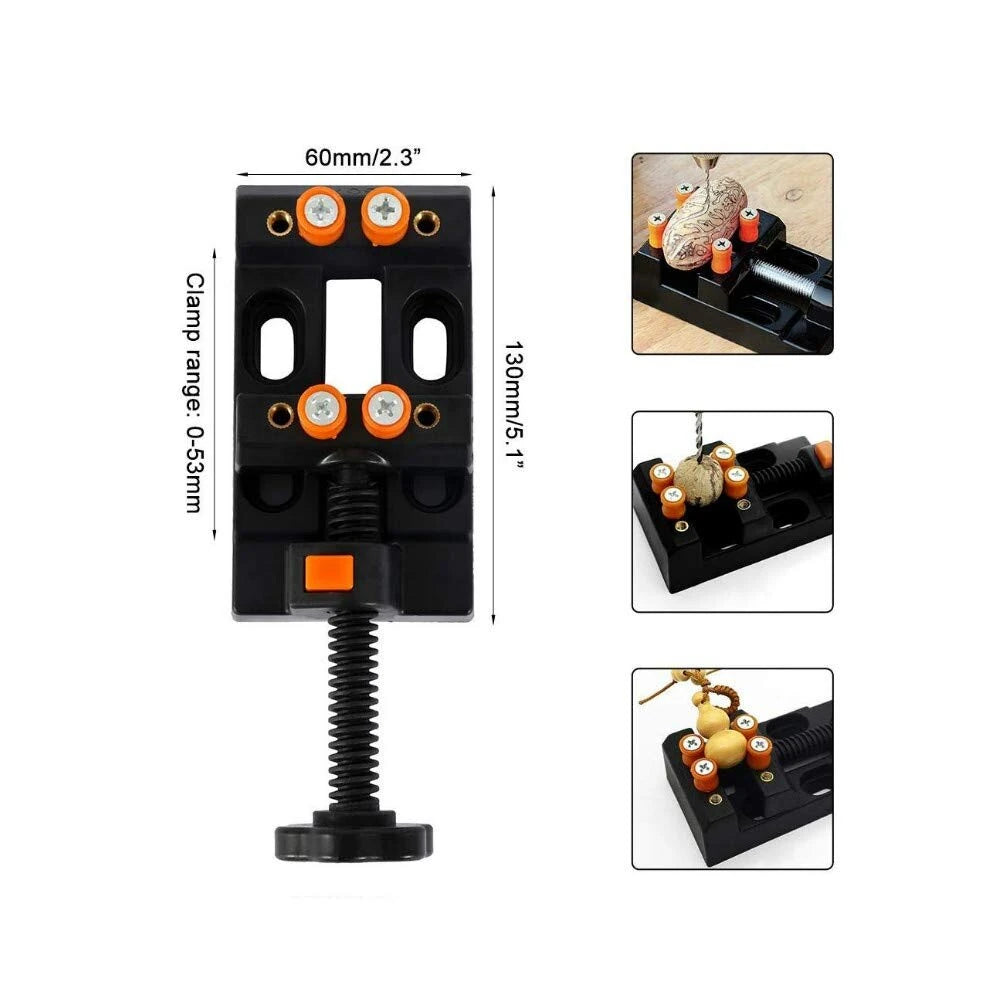 Portable Mini Eight-Hole Table Vise for Woodworking and Carving
