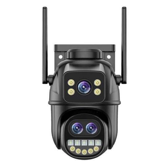 Guudgo 4K 8MP WiFi Outdoor Security Camera, 5X Zoom, Night Vision, Motion Detection, 2-Way Audio, IP66 Waterproof, Wireless PTZ Surveillance