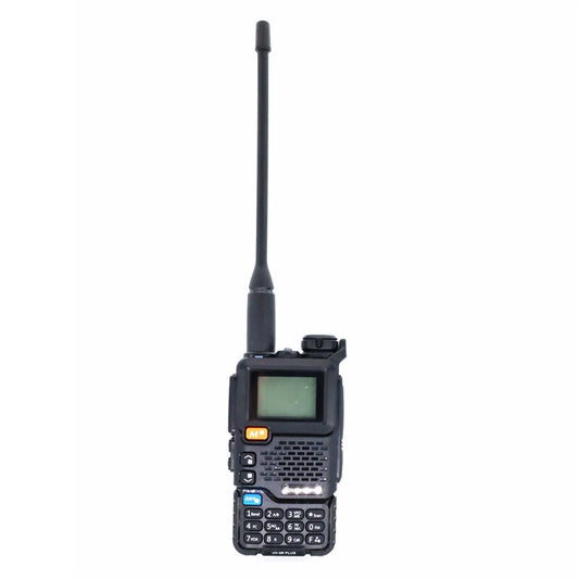 Quansheng UV-5R PLUS 5W Two Way Radio: UHF VHF DTMF FM Scrambler, NOAA, Air Band, CB Radio