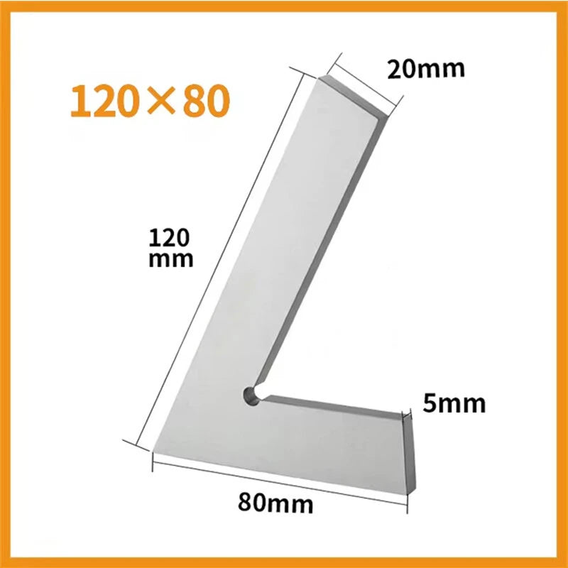 60° Angle Ruler with Seat - ETOPOO Machinist Carpenter Engineer Measuring Tool