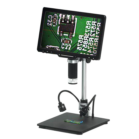 10.1 LP101 Digital Microscope - Adjustable Angle, Wireless Remote, Coin Identification, Touch Dimming