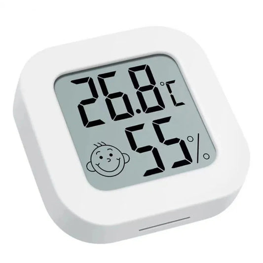 Digital LCD Indoor Thermometer Hygrometer with Air Comfort Indicator for Home & Office