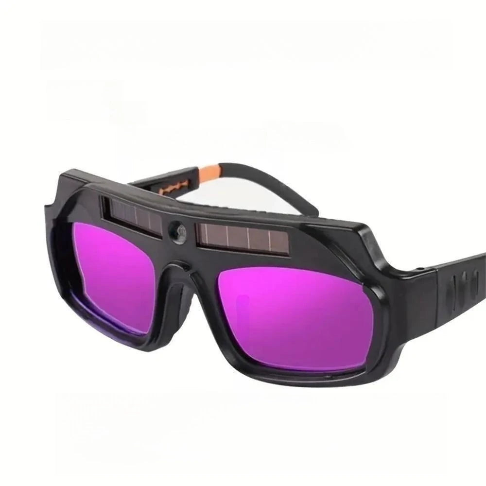 Auto-Darkening Solar Welding Glasses with Protective Film for TIG MIG ARC