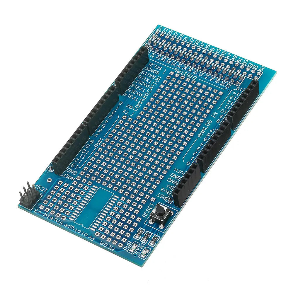 Mega2560/1280 Protoshield V3 Expansion Board Kit (3-Pack) with Breadboard