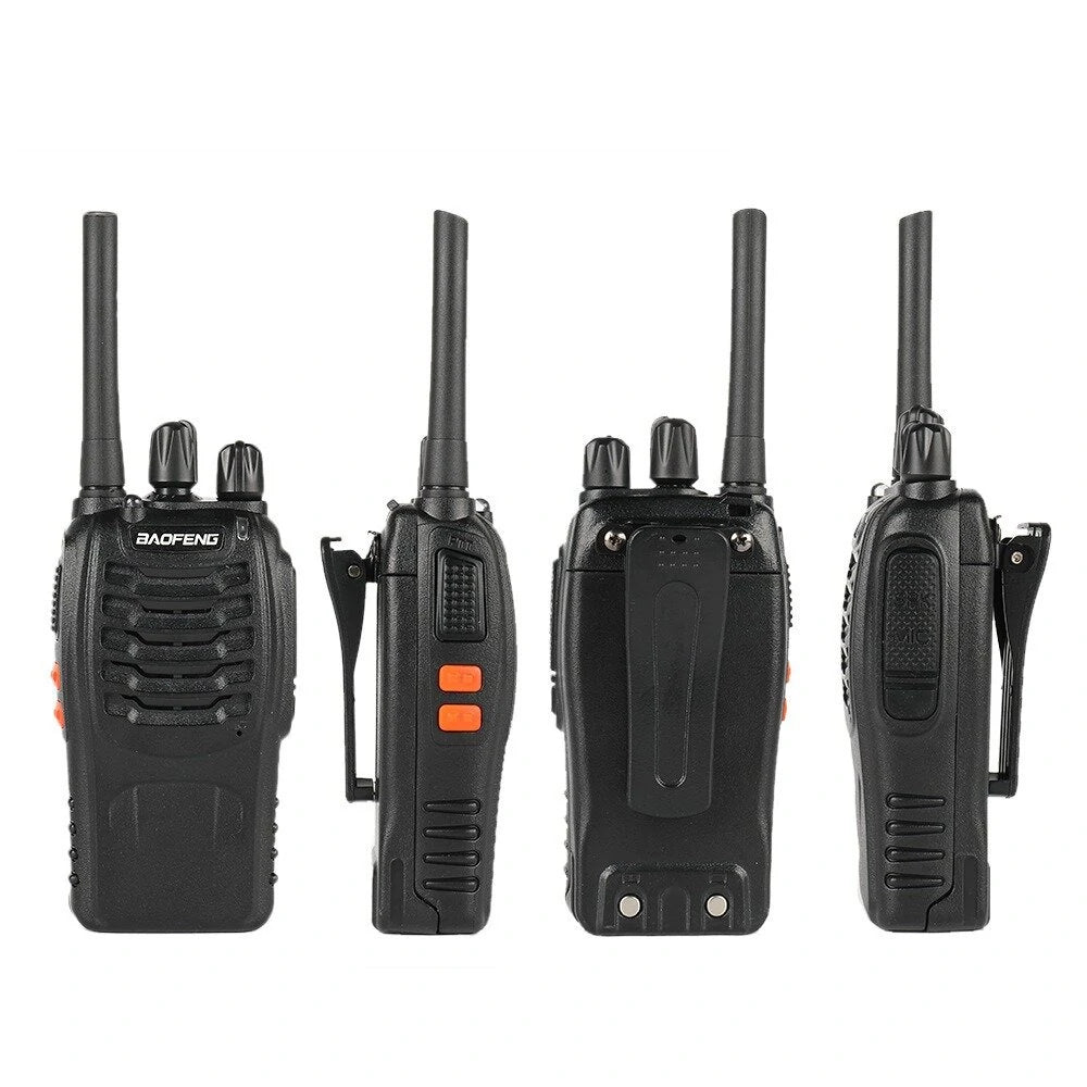 Baofeng BF-88E Walkie Talkie 2-Pack, PMR 0.5W, 16CH UHF, 446MHz, with Charger