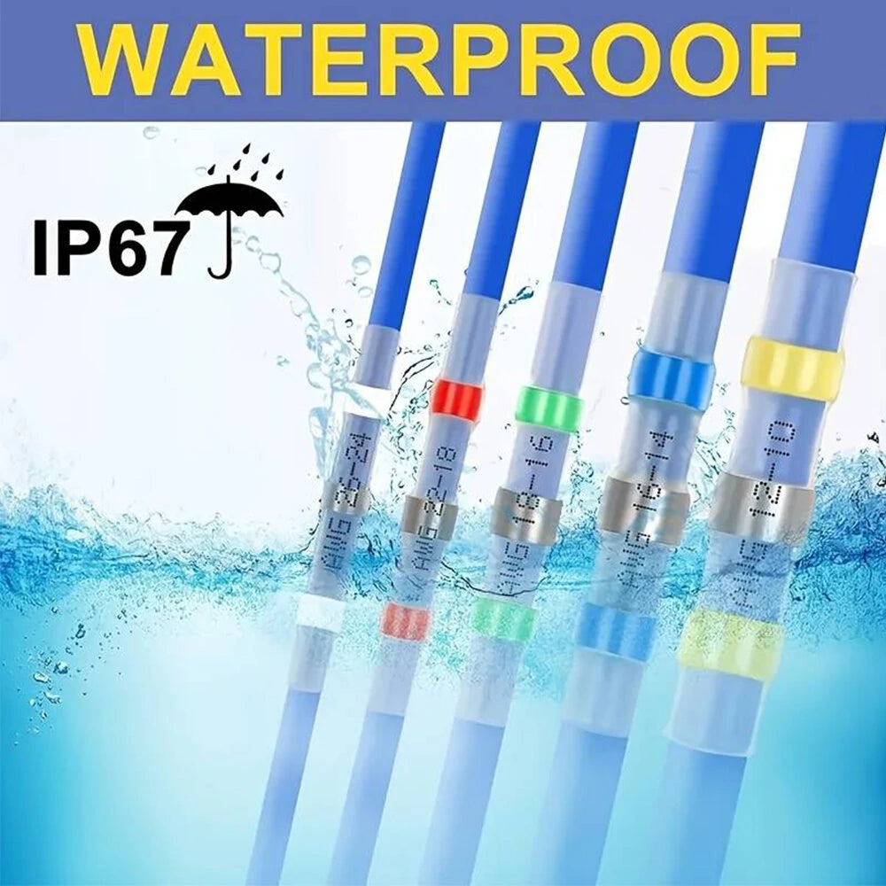 800PCS Waterproof Heat Shrink Solder Seal Wire Connectors Kit