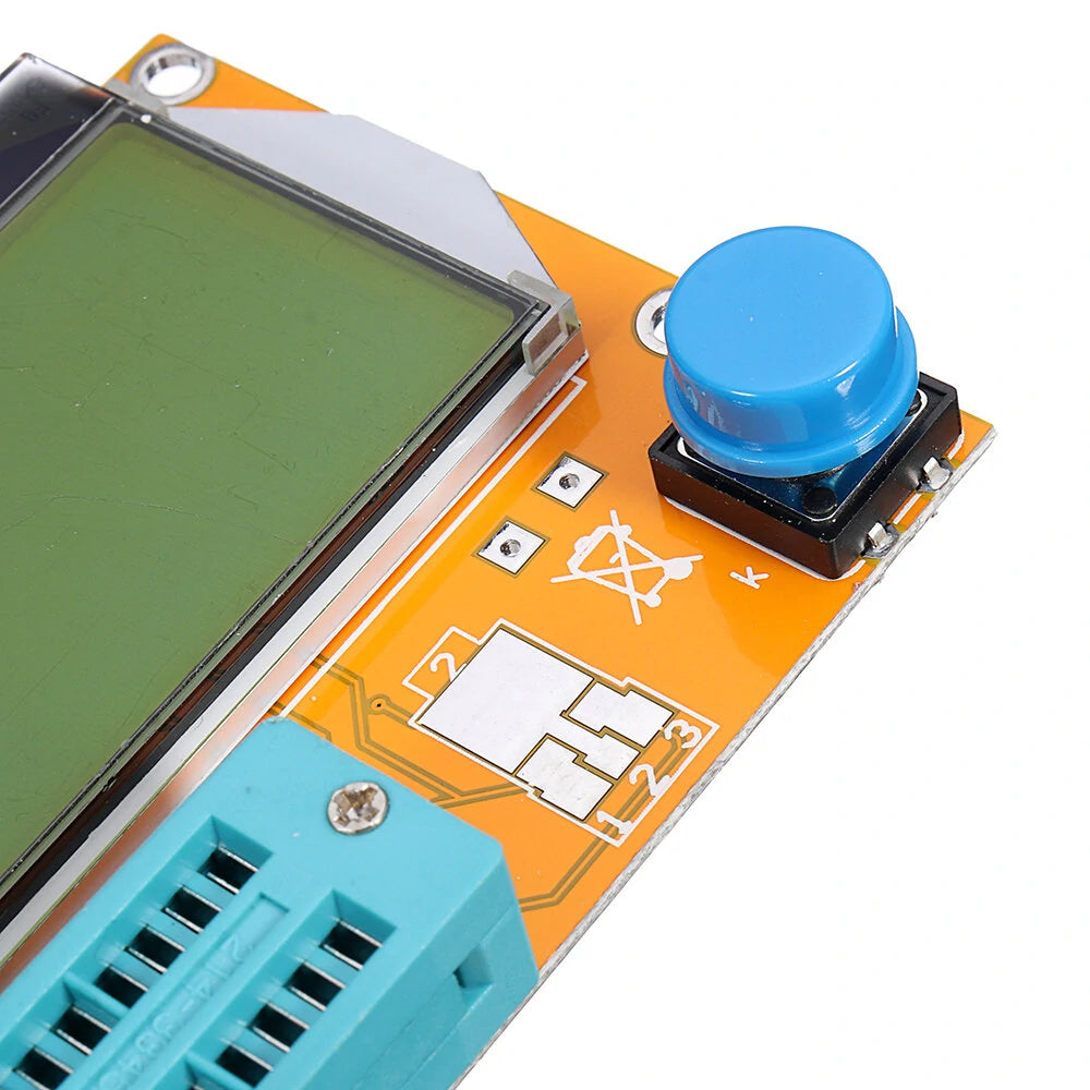 Geekcreit LCR-T4 Transistor Tester with 12864 LCD - Resistance, Capacitance, and ESR SCR Meter