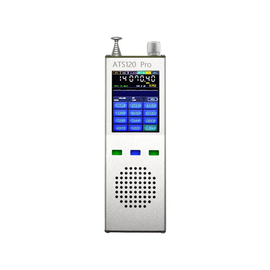 ATS120Pro Full Band Radio Receiver: 6.5-inch Touchscreen, Bluetooth 5.0, CW Decoder, Li-ion Battery, Hi-Fi Audio