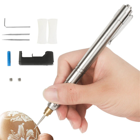 Wireless Mini Rotary Tool Drill with Lithium Battery - Cordless Engraving Pen and Power Tools Electric Machine