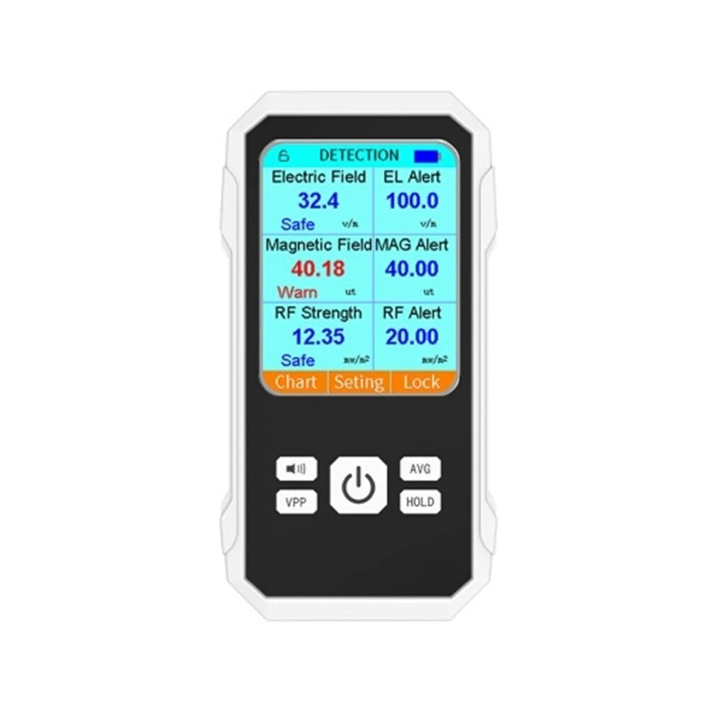 3-in-1 Handheld EMF Meter: Multifunctional Electromagnetic, RF, and Magnetic Field Tester