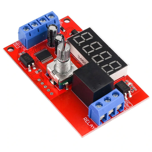 Adjustable Time Delay Relay Module 10A DC 5V-24V, 32 Modes LED Digital Timer Control Switch