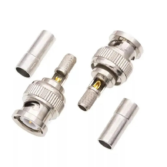3-Pack Y-1073 High-Precision Fully Shielded BNC Male Test Connectors