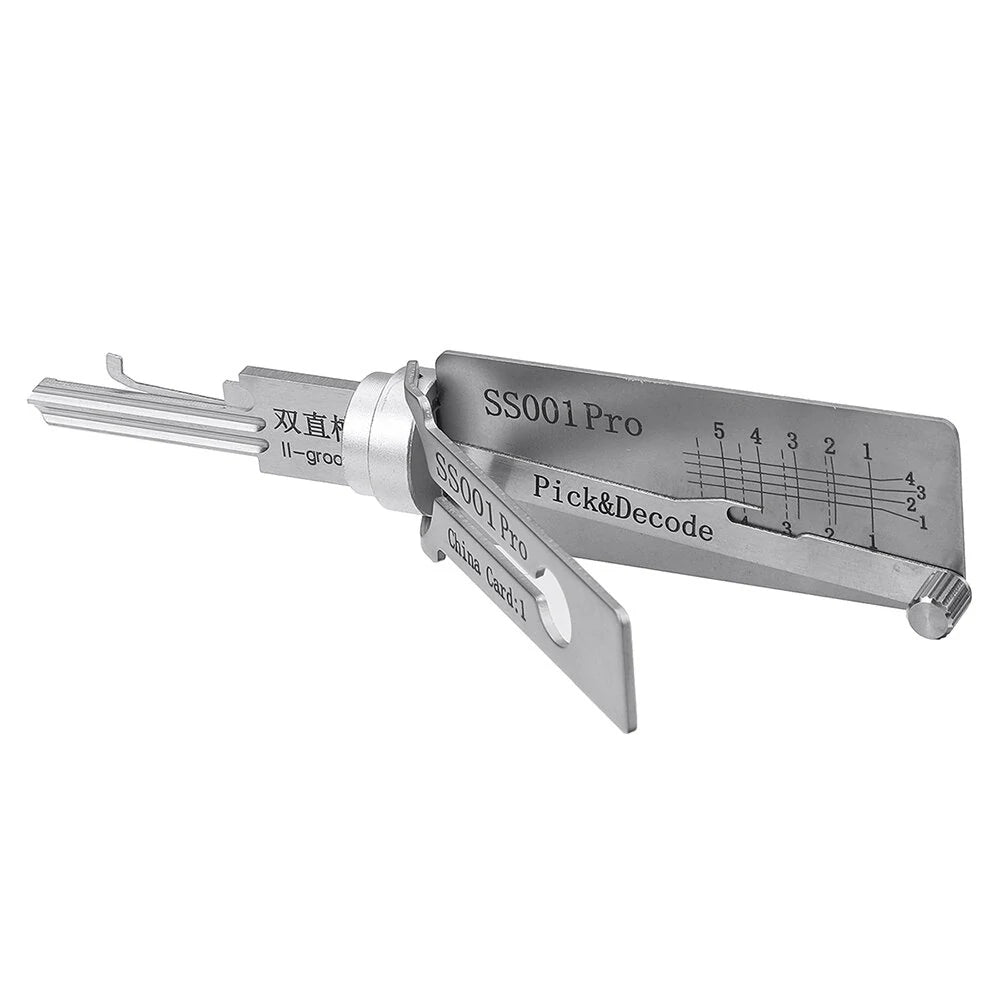 2-in-1 Car Door Lock Pick & Decoder - Civil NSN14 Locksmith Tools